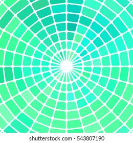 abstract vector stained-glass mosaic background - teal and blue