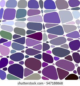 abstract vector stained-glass mosaic background - purple and violet