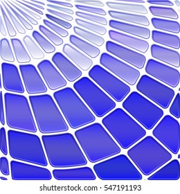 abstract vector stained-glass mosaic background - blue and violet