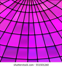 abstract vector stained-glass mosaic background - purple and magenta