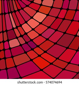 abstract vector stained-glass mosaic background - red and purple