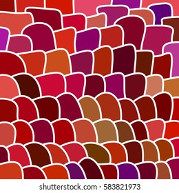 abstract vector stained-glass mosaic background - red and purple