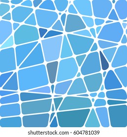 abstract vector stained-glass mosaic background - blue and violet