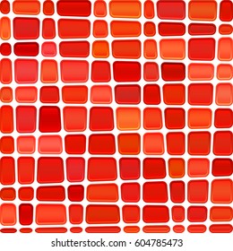 abstract vector stained-glass mosaic background - red and orange