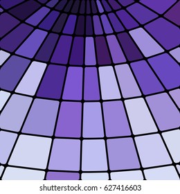 abstract vector stained-glass mosaic background - purple and violet