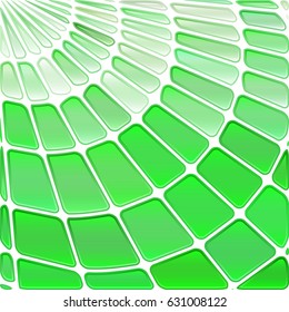 abstract vector stained-glass mosaic background - light green