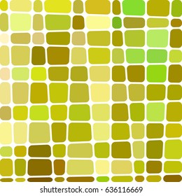 abstract vector stained-glass mosaic background - green and brown