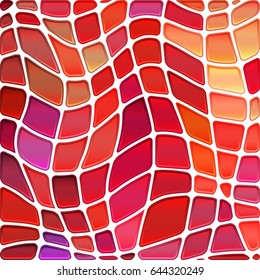 abstract vector stained-glass mosaic background - red and purple