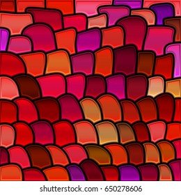 abstract vector stained-glass mosaic background - red and purple