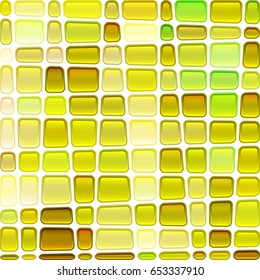 abstract vector stained-glass mosaic background - yellow and green