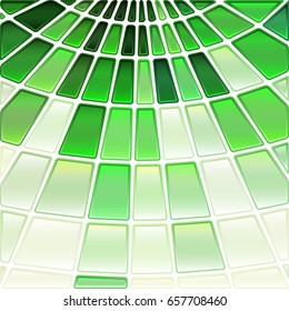 abstract vector stained-glass mosaic background - bright green