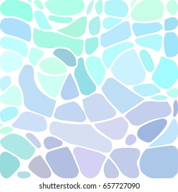 abstract vector stained-glass mosaic background - light blue and violet