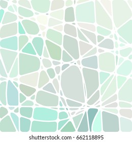 abstract vector stained-glass mosaic background - light blue