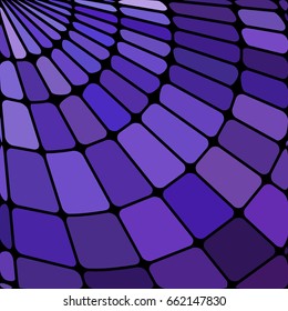 abstract vector stained-glass mosaic background - purple and violet
