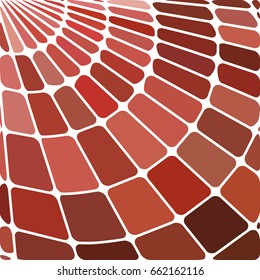 abstract vector stained-glass mosaic background - red and brown