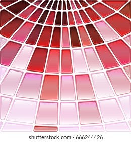 abstract vector stained-glass mosaic background - red and purple