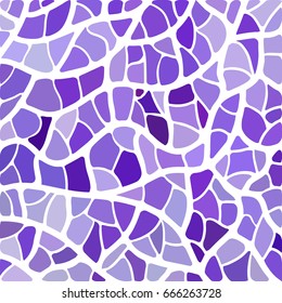 abstract vector stained-glass mosaic background - purple and violet