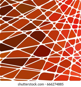 abstract vector stained-glass mosaic background - red and brown