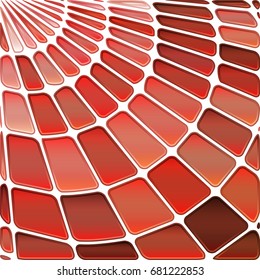abstract vector stained-glass mosaic background - dark and light red