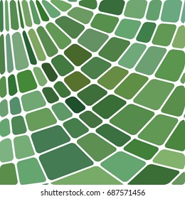 abstract vector stained-glass mosaic background - teal and green