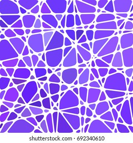 abstract vector stained-glass mosaic background - blue and violet