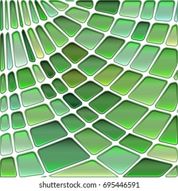 abstract vector stained-glass mosaic background - teal and green
