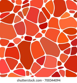 abstract vector stained-glass mosaic background - red circles