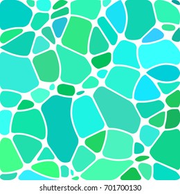 abstract vector stained-glass mosaic background - blue circles