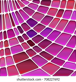 abstract vector stained-glass mosaic background - purple and violet