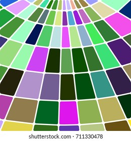 abstract vector stained-glass mosaic background - green and violet