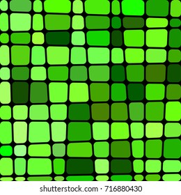 abstract vector stained-glass mosaic background - bright green