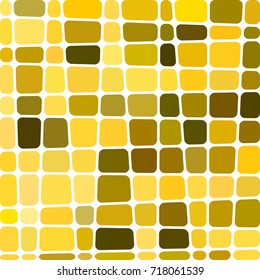 abstract vector stained-glass mosaic background - yellow and brown