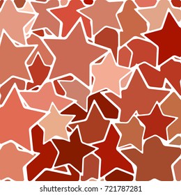 abstract vector stained-glass mosaic background - red stars