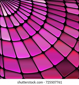 abstract vector stained-glass mosaic background - purple and violet