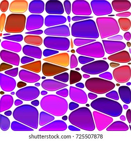 abstract vector stained-glass mosaic background - purple and violet