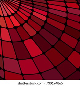 abstract vector stained-glass mosaic background - red and purple