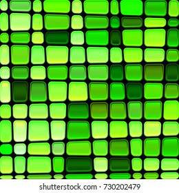 abstract vector stained-glass mosaic background - bright green