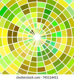 abstract vector stained-glass mosaic background - yellow and green