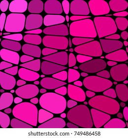 abstract vector stained-glass mosaic background - purple and magenta