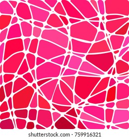 abstract vector stained-glass mosaic background - magenta and purple