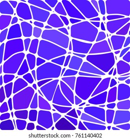 abstract vector stained-glass mosaic background - blue and violet