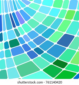 abstract vector stained-glass mosaic background - green and blue