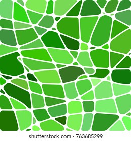 abstract vector stained-glass mosaic background - bright green