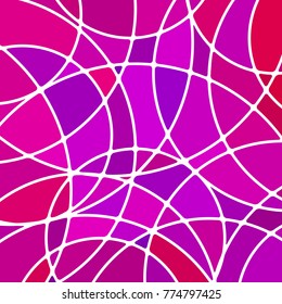 abstract vector stained-glass mosaic background