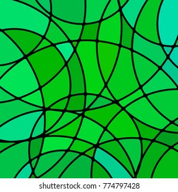 abstract vector stained-glass mosaic background