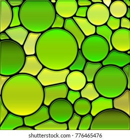 abstract vector stained-glass mosaic background