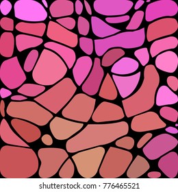 abstract vector stained-glass mosaic background