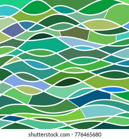 abstract vector stained-glass mosaic background