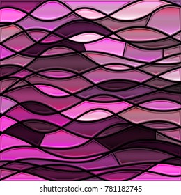 abstract vector stained-glass mosaic background