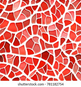 abstract vector stained-glass mosaic background